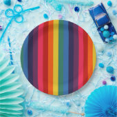 Assiettes En Carton Arc-arc rétro (Fête)