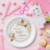 Assiettes En Carton Arc Boho Rustique d'automne pour la Mariée (Fête)