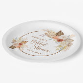 Assiettes En Carton Arc Boho Rustique d'automne pour la Mariée (Angle)