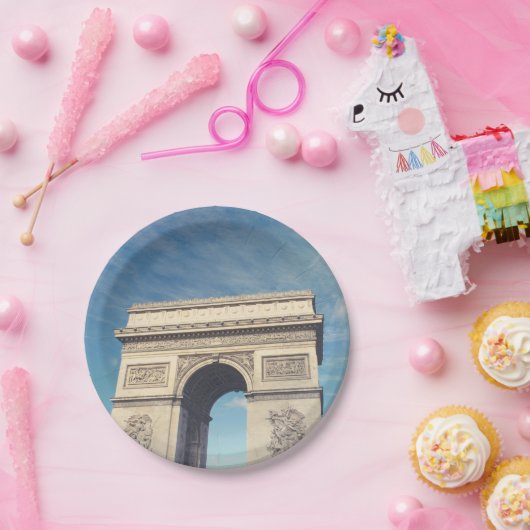 Assiettes En Carton Arc de triomphe (Fête)