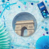 Assiettes En Carton Arc de Triomphe Paris (Fête)