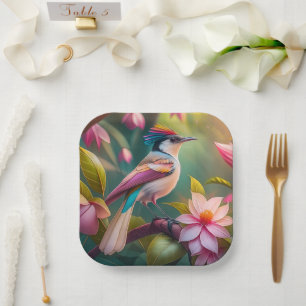 Assiettes En Carton Arc en arc-en-ciel Jay Imaginaire Bird