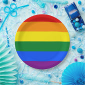 Assiettes En Carton Arc-en-ciel LGBT Pride (Fête)