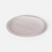 Assiettes En Carton Arc en ciel rose moderne et étoiles Baby shower bl (Angle)