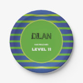 Assiettes En Carton Arcade anniversaire, invitation d'anniversaire de  (Devant)