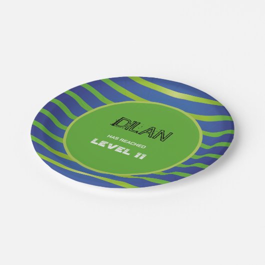 Assiettes En Carton Arcade anniversaire, invitation d'anniversaire de  (Angle)