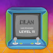 Assiettes En Carton Arcade anniversaire, invitation d'anniversaire de