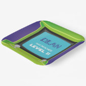 Assiettes En Carton Arcade anniversaire, invitation d'anniversaire de (Angulaire)