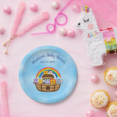 Assiettes En Carton Arche de mignonne Noah Bébé Animaux Plaque en papi (Fête)