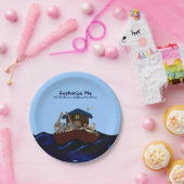 Assiettes En Carton Arche de Noé (Fête)