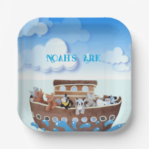Assiettes En Carton Arche de Noé