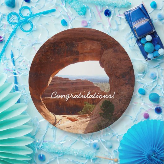 Assiettes En Carton Arche de partition au Parc national des Arches (Fête)