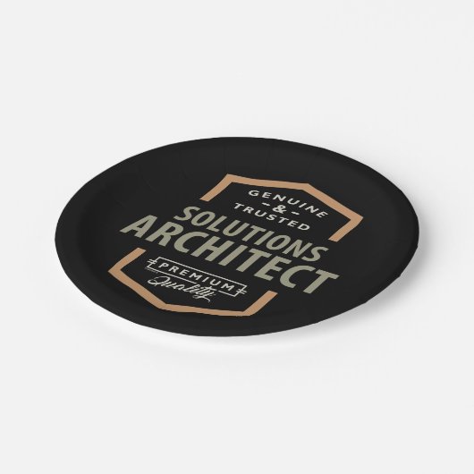 Assiettes En Carton Architecte de solutions (Angle)