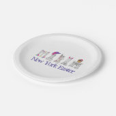 Assiettes En Carton Architecture de Pâques de New York (Angle)