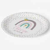 Assiettes En Carton Arcs-en-ciel et plaques de fête d'anniversaire de  (Angle)