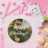 Assiettes En Carton Argent et or Noël Arbre II (Fête)