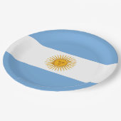 Assiettes En Carton Argentina flag (Angle)