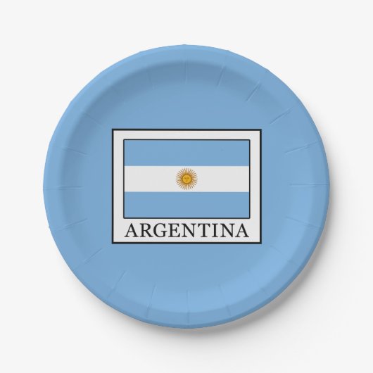 Assiettes En Carton Argentine (Devant)