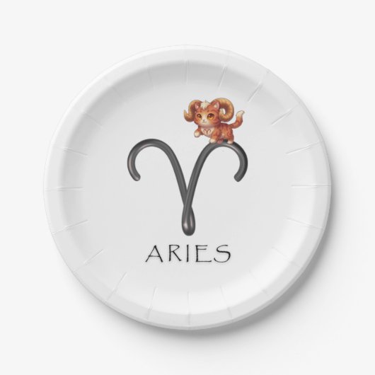 Assiettes En Carton Aries Party Plate (Devant)