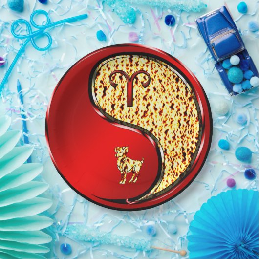 Assiettes En Carton Aries the Ram (Fête)