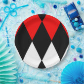 Assiettes En Carton arlequin (Fête)