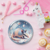 Assiettes En Carton Armadillo avec Arrière - plan cosmique (Fête)