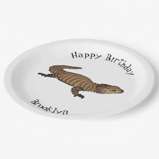 Assiettes En Carton Armadillo girdled lizard (Angle)