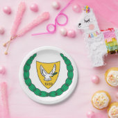 Assiettes En Carton Armoiries De Chypre (Fête)