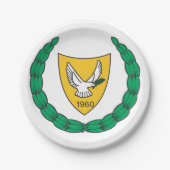 Assiettes En Carton Armoiries De Chypre (Devant)