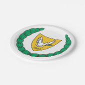 Assiettes En Carton Armoiries De Chypre (Angle)