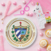 Assiettes En Carton Armoiries de Cuba (Fête)