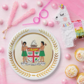 Assiettes En Carton Armoiries de Fidji (Fête)