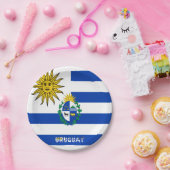 Assiettes En Carton Armoiries de l'Uruguay (Fête)