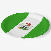 Assiettes En Carton Armoiries du Nigéria    (Angle)