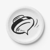 Assiettes En Carton Arrière-plan (Devant)