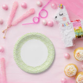 Assiettes En Carton arrière - plan à vagues orientales (Fête)