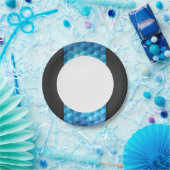 Assiettes En Carton arrière - plan Abstrait en motif de mosaïque (Fête)