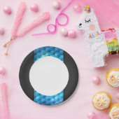 Assiettes En Carton arrière - plan Abstrait en motif de mosaïque (Fête)