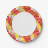 Assiettes En Carton arrière - plan aquarelle de texture de conception (Devant)