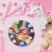 Assiettes En Carton Arrière - plan Billiard Balls (Fête)