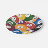 Assiettes En Carton Arrière - plan Billiard Balls (Angle)