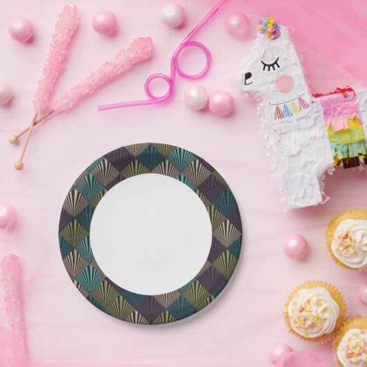 Assiettes En Carton arrière - plan d'art pop (Fête)