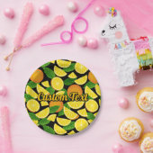 Assiettes En Carton Arrière - plan orange (Fête)