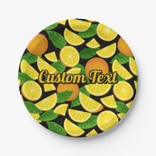 Assiettes En Carton Arrière - plan orange