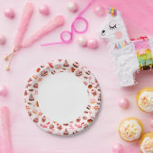 Assiettes En Carton arrière - plan sucré (Fête)