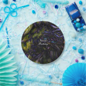 Assiettes En Carton Art Abstrait Jeu d'Anniversaire couleur moderne (Fête)