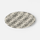 Assiettes En Carton Art déco (Angle)