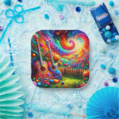 Assiettes En Carton Art guitare (Fête)