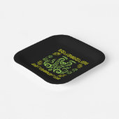 Assiettes En Carton Art maori néo-zélandais (Angulaire)