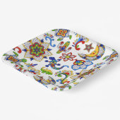 Assiettes En Carton Art mexicain (Angulaire)